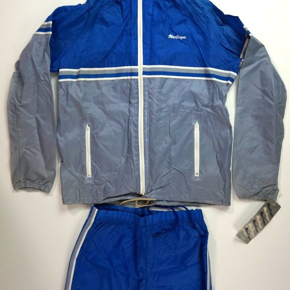 VTG 80s Medium MacGregor Wind Breaker Tracksuit - Picture 2 of 9